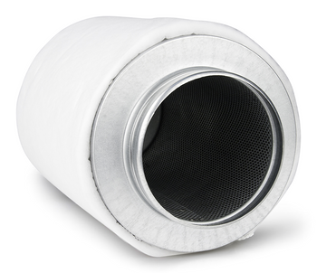 ECONOMY LINE activated carbon filter for fans 240 m³/h, including connection flange ø 125 mm