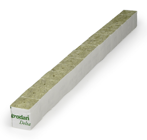 Grodan Miniblock, MM 40/40, passt in Art. 102819, 4 x 4 cm, 1 Strang à 15 St.