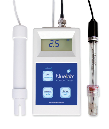 bluelab Combo Meter, pH/EC-Messgerät, Messbereich: 0,00-14,00 pH, 0-9,9 EC, 0-99 CF oder 0-1990 ppm