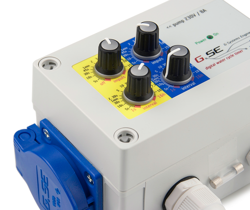 GSE Watertimer, irrigatietimer inclusief dag- en nachtlichtsensor, 8 A, 230 V, 50 Hz