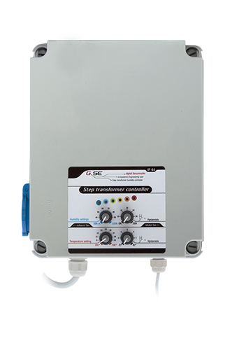 GSE Stufentransformator (1 Lüfter) 8A, für Temperatur und Luftfeuchtigkeit