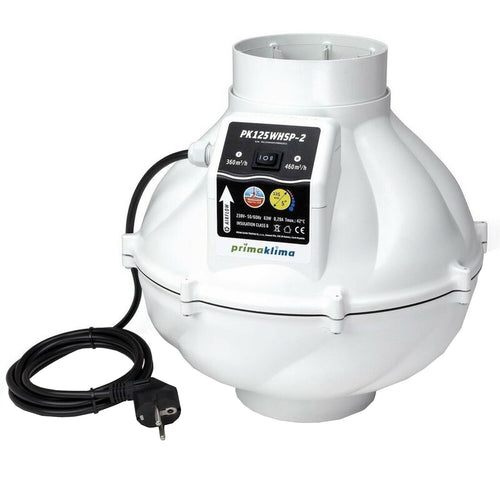 Primaklima Whisperblower buisventilator 2-snelheden, AC-motor