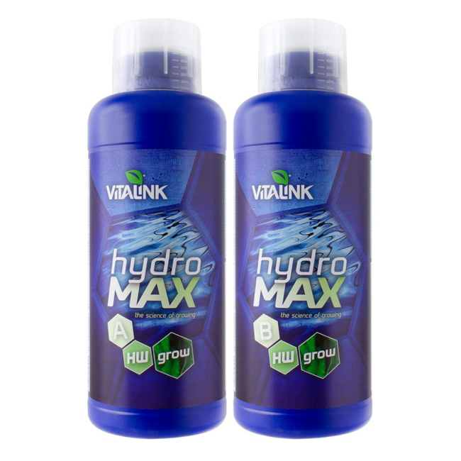 VitaLink Hydro MAX Grow, (hartes Wasser), A&B Set