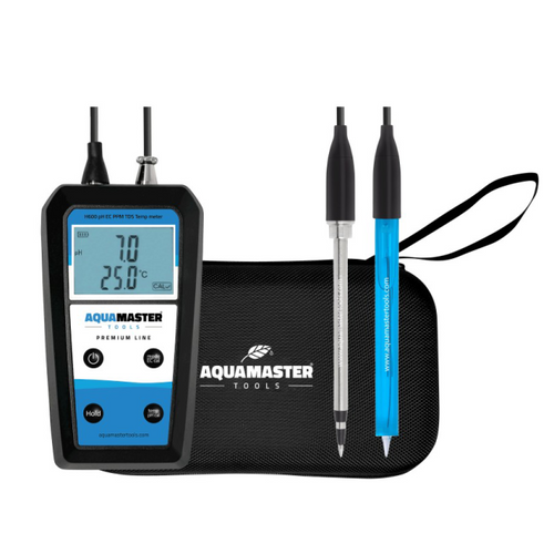 Aquamaster, Substrat Meter H600 Pro, pH/EC/PPM/TDS/Temp. -Meter, Handheld