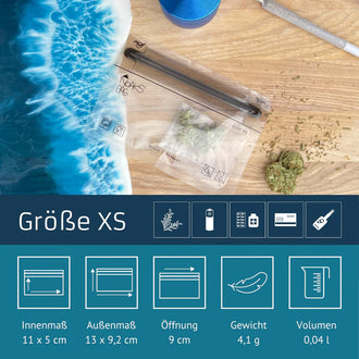 Noaks Bag Schnellverschlussbeutel XS