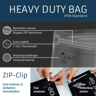 Noaks Bag Schnellverschlussbeutel Black OP