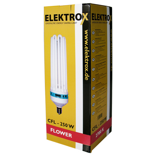 Elektrox Energiesparlampe 250W Blüte