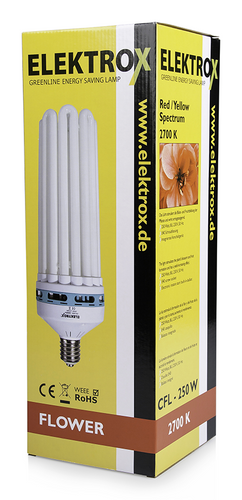 Elektrox Energiesparlampe 250W Blüte