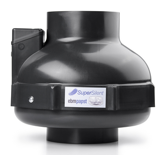 PK Duct Fan 125AL, 220/360 m³/h, voor 125/100 mm kanaal, kunststof