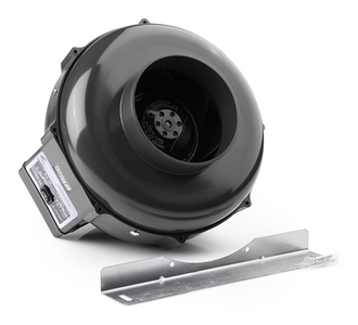 PK Duct Fan 125AL, 220/360 m³/h, voor 125/100 mm kanaal, kunststof