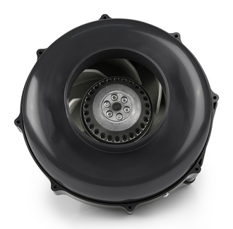 PK Duct Fan 125AL, 220/360 m³/h, voor 125/100 mm kanaal, kunststof