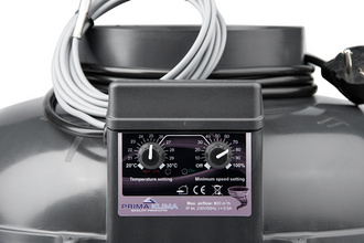 PK Duct Fan 160, 800 m³/h, voor 160 mm kanaal, geïntegreerde temperatuurafhankelijke toerentalregelaar