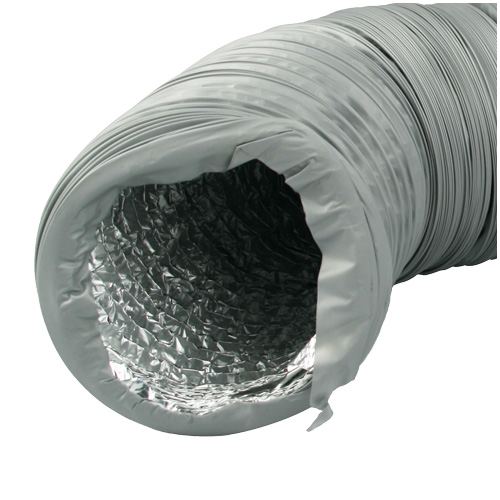 Ventilution Combi-Flexrohr, Alu/PVC, ø 162 mm, 10 m, grau