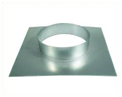 Wandflens, metaal, voor ø 315 mm