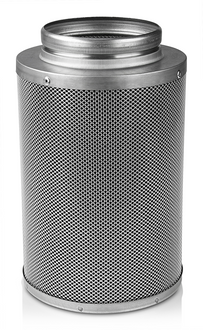 ECONOMY LINE actief koolfilter voor ventilatoren 240 m³/h, inclusief aansluitflens ø 125 mm