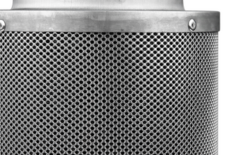 ECONOMY LINE activated carbon filter for fans 360 m³/h, including connection flange ø 125 mm