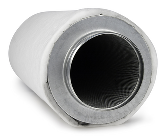 ECONOMY LINE activated carbon filter for fans 360 m³/h, including connection flange ø 125 mm