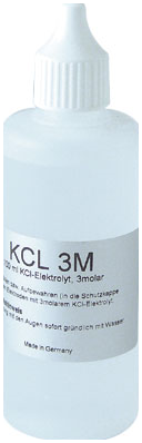 KCL 3M Aufbewahrungslösung für pH-Elektroden, 3 mol, 100 ml in Spritzflasche