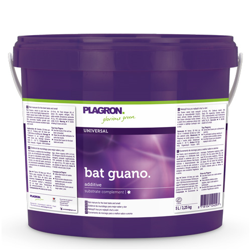 Plagron Bat Guano, NPK 6-15-3, mit besonders hohem Phosphatanteil, 5 L