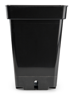 Pot, vierkant, 7 L, zwart, 20 x 20 x 27 cm