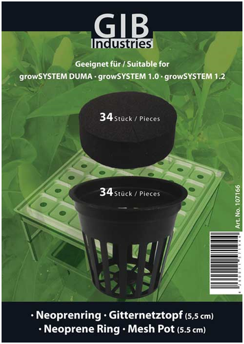 Gitternetztopf-Set für GrowSystems
