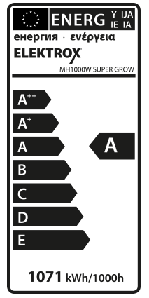 Elektrox SUPER GROW 1000W