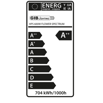 GIB Lighting Flower Spectrum XTreme Output 600W 400V