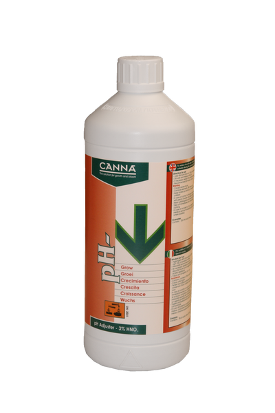 CANNA ph- Wuchs 3%, 1L - zum Senken des pH-Wertes in der Wachstumsphase