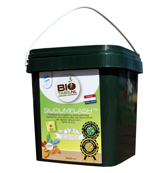 BioTabs Silicium Flash, 100 % biologischer Dünger, NPK 4-3-3, 2500 ml