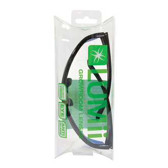 LUMii Growroom-Schutzbrille, blaue Tönung