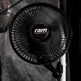 RAM Multi clip fan with swivel function, 180 mm, 20 W