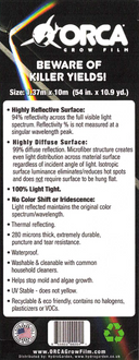 ORCA Grow Film, 1.37 m x 10 m