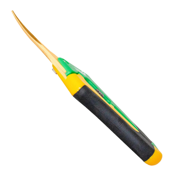 Präzisionsschere, gebogene Klinge, Titanbeschichtung