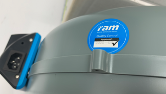 RAM Inline-kanaalventilator, 150 mm, stroomkabel met IEC-connector